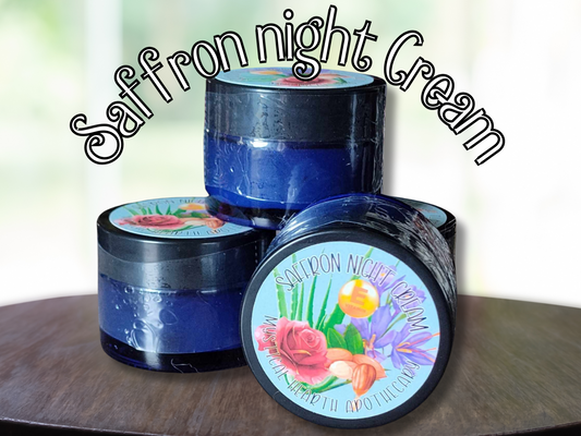 Saffron Night Facial Cream - 1 oz