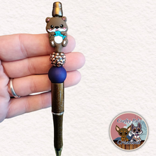 Load image into Gallery viewer, Ollie the Otter Beaded Pen
