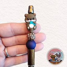 Load image into Gallery viewer, Ollie the Otter Beaded Pen
