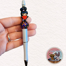 Load image into Gallery viewer, Lady Beetleguise Beaded Pen

