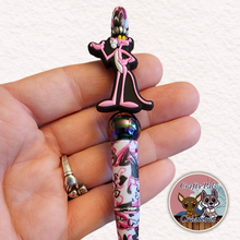 Load image into Gallery viewer, Pink P Beaded Pen
