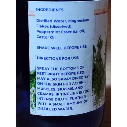 Peppermint Magnesium Oil Spray