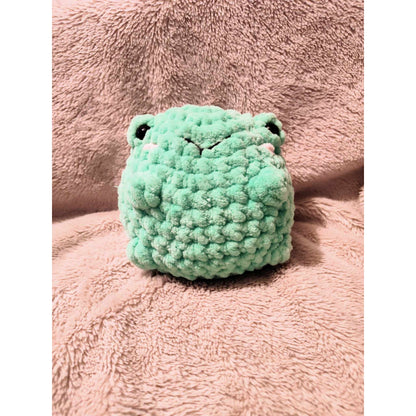 Green Cheeky Frog Plushie