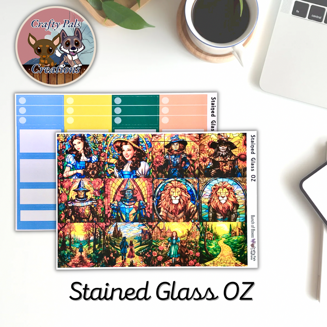 Stained Glass OZ Bunch of Boxes