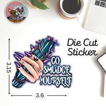 Load image into Gallery viewer, Go Smudge Yourself Large Die Cut Sticker
