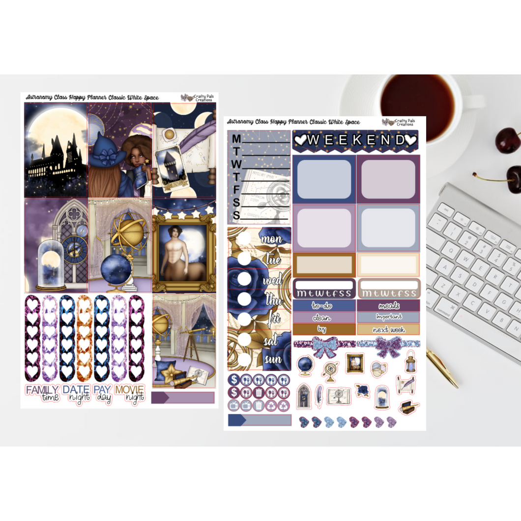 Astronomy Class Happy Planner White Space Kit