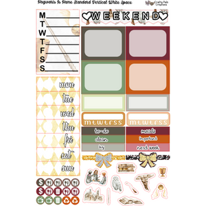 School Is Home Standard Vertical White Space Kit
