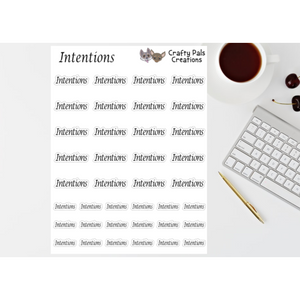 Intention Scripts