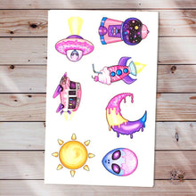 Load image into Gallery viewer, Cosmic Treats Stationery Set
