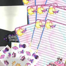Load image into Gallery viewer, Cosmic Treats Stationery Set
