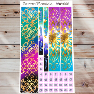 Aurora Mandala Hobonichi Cousins Monthly Kit