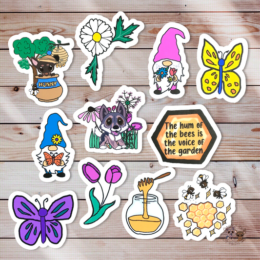 Bee Sweet Die Cut Sticker Set