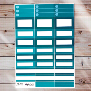 Teal Tones Just Boxes
