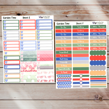 Load image into Gallery viewer, Garden Time Weekly Planner Stickers - A-La-Carte
